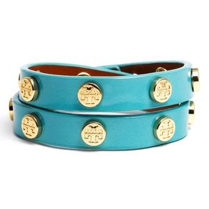 Tory Burch turquoise wrap bracelet